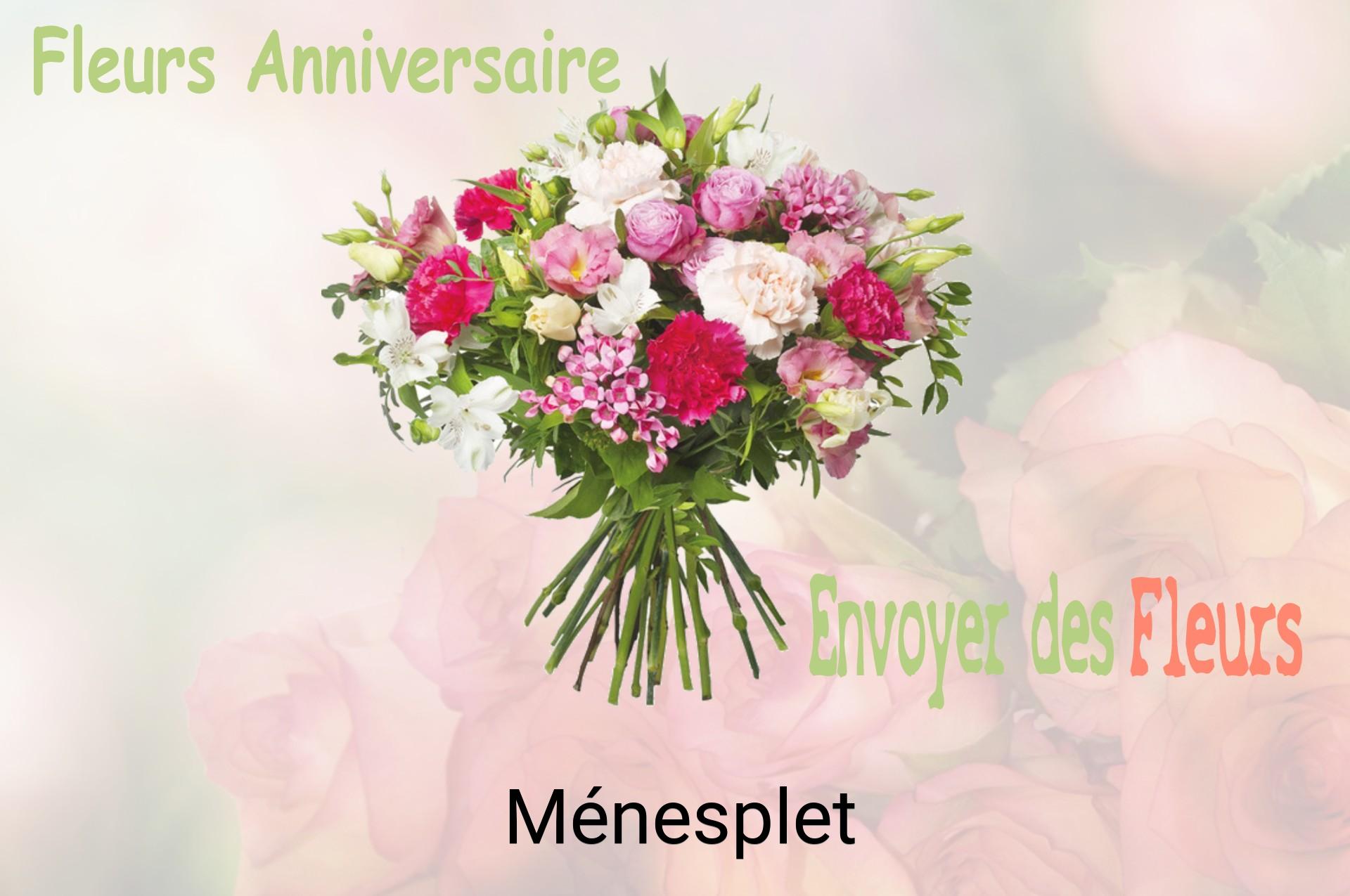 Bouquet de fleurs d’anniversaire livré à Ménesplet